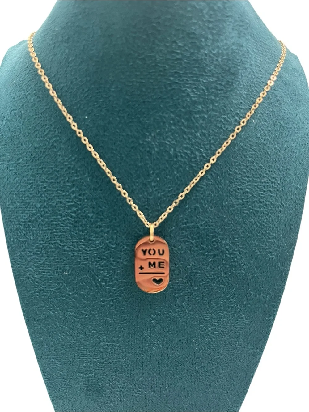 Goldtone Pendant Necklace - 